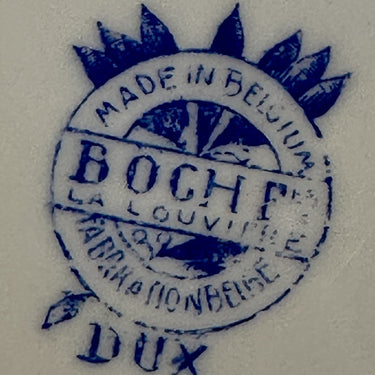 Salatschüssel / Schale - Boch - DUX Dekor in leuchtendem Blau