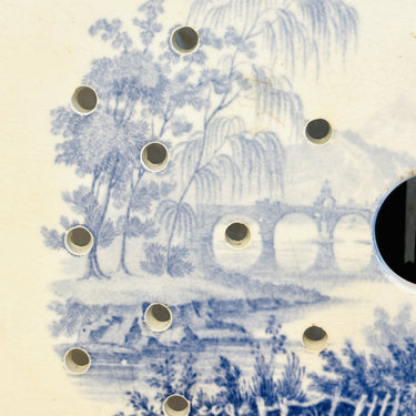 Treef - Davenport - dated ca. 1870 - decor of landscape and mountains/castles