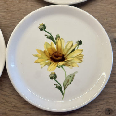 Coaster - Villeroy &amp; Boch - decor with a sunflower/yellow daisy