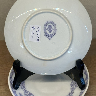 Saucer / Saucer - Petrus Regout - ALHAMBRA decor in lilac