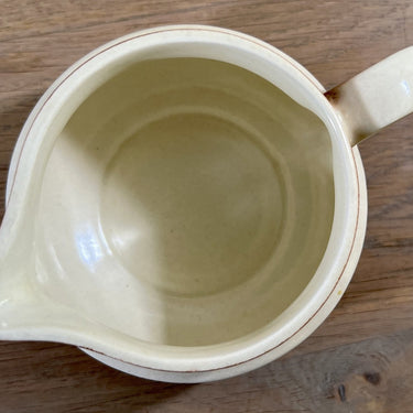 Milchkännchen - Boch - Dekor SIERRA - Form MENUET in creme mit braun