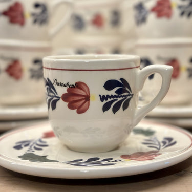 Tasse und Untertasse - Boch - BOERENBONT Dekor