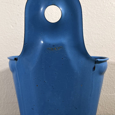 Holder for SODA - hanging model - Danish enamel? (marked with GM) - completely blue version