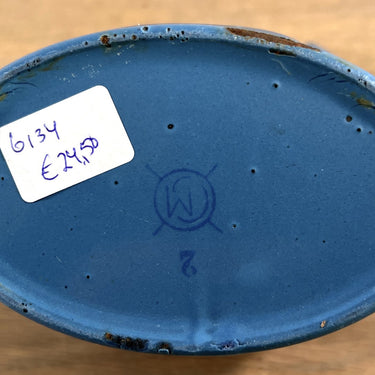 Holder for SODA - hanging model - Danish enamel? (marked with GM) - completely blue version