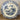 Bord - groot model - Wood & Sons England - décor YUAN met vogel en bloemen in blauw
