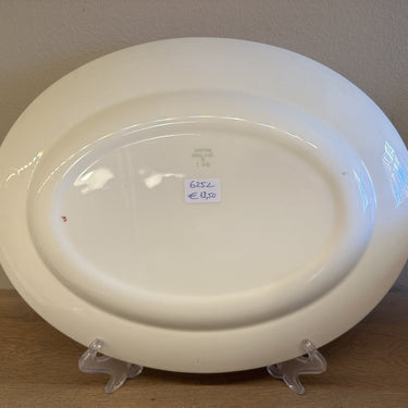 Scale - flat oval model - Art Deco - Empire England - decor in orange/yellow/black