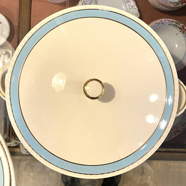 Terrine / Gemüseterrine - Boch - Dekor 5232 (Blau) - Modell DURBUY