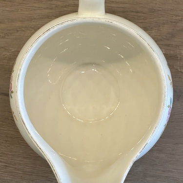 Milk jug - Petrus Regout - decor with pink/blue flowers in a spherical and larger model