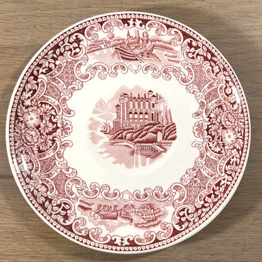 Underplate / Dish - Petrus Regout - CASTILLO decor in red