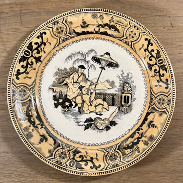 Breakfast plate / Dessert plate - Petrus Regout - PAJONG decor with luster