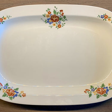 Brotteller / Servierteller - Royal Sphinx - Blumendekor - 1950er-1960er Jahre