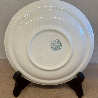 Untertasse / Schale - Boch - vermutlich VEDETTE-Form mit blauen Blättern - 1960er Jahre