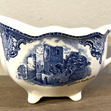 Milk jug - Johnson Bros England - OLD BRITAIN CASTLES decor in blue
