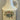 Karaf / Fles - ongemerkt - Art Nouveau/Jugendstil met décor van zwanen omgeven door rozen - opdruk HUILE