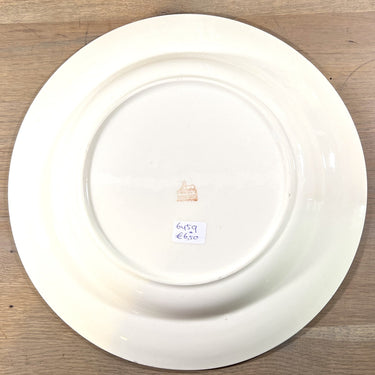 Plate / Bowl - larger round model - Petrus Regout - decor with small roses and scattered flowers