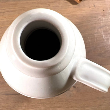 High (oil) bottle - white porcelain - Pillivuyt France - La Porcellana Bianca - a cork as a stopper