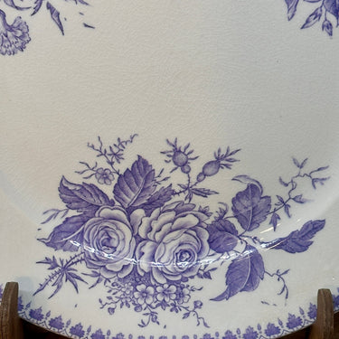 Dinerbord / Eetbord - Societe Ceramique Maestricht - décor DAHLIA uitgevoerd in lila/paarse kleur