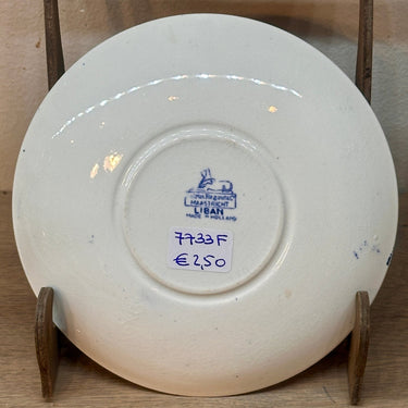 Underplate / Dish - larger model - Petrus Regout - decor LIBAN in blue