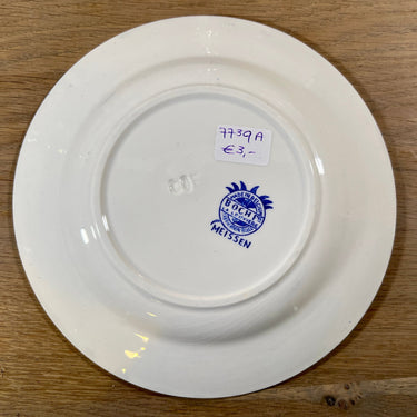 Frühstücksteller / Dessertteller - Boch - MEISSEN Dekor in blau