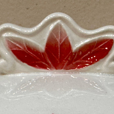 Suppenterrine / Terrine - Boch - Dekor/Form MERCURE mit roten Sternen/Blättern