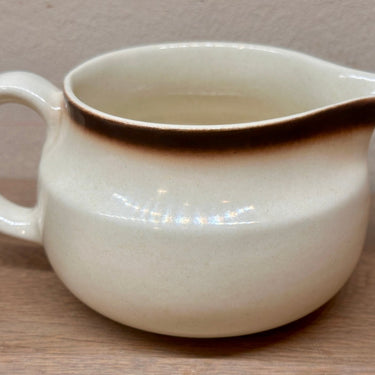 Milchkännchen - Boch Keramis - Dekor SIERRA - Form MENUET in creme mit braun