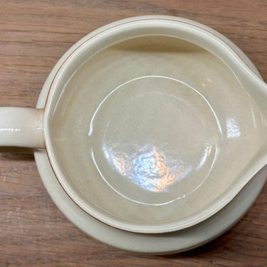 Milchkännchen - Boch Keramis - Dekor SIERRA - Form MENUET in creme mit braun