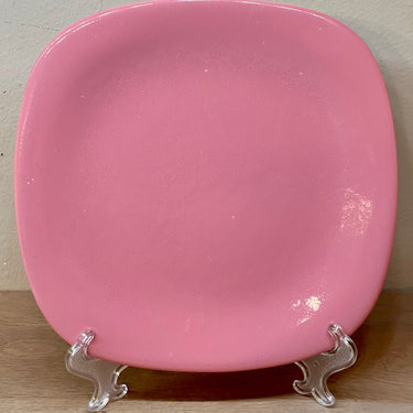 Plate / Dinner plate - square model - Royal Boch - in pink color