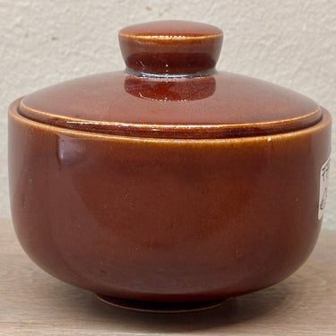 Sugar bowl - Melitta - in dark brown colour