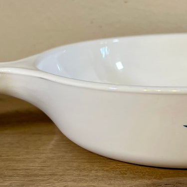 Steelpan - zonder deksel - Pyroflam - Made in the Netherlands - décor met blauw blaadjes - model Pf-32