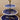 Étagere / Cakestand - 3-laags - Villeroy &amp; Boch - décor RUSTICANE uitgevoerd in blauw