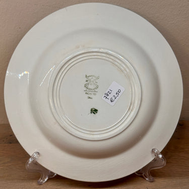Deep plate / Soup plate / Pasta plate - Moulin des Loups Orcerame - RICHARD decor with blue flowers