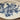 Saures Gericht / Fleischgericht - Terre de Fer (Nimy?) - OISEAUX-Dekor mit Vögeln auf einem Ast in Blau/Flüssigblau