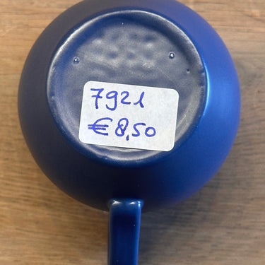 Melkkan - Koninklijke Goedewaagen Holland - uitgevoerd in mat donkerblauw met glad wit - FIESTA blue sky servies
