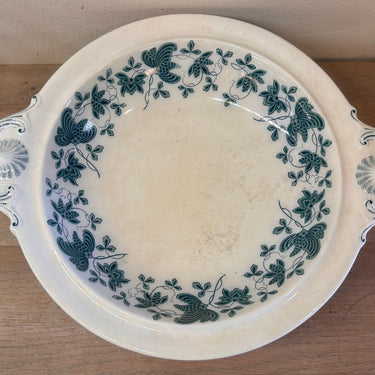 Scale - on low base, deeper model - Villeroy &amp; Boch décor BERLIN in petrol