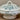 Covered dish / Terrine - part of a children's tableware - Nimy - green decor of ships, flowers and Japanese ornaments