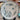 Dinner plate / Eating plate - larger model - St. Amand-Hamage - AUBEPINE decor in petrol