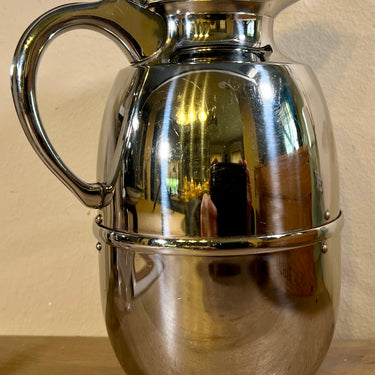 Thermoskanne - The Peacock - Vacuum Bottle Ltd. - 1 Liter Modell in Chrom