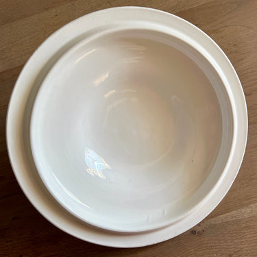 Terrinedeckel - Boch - LOUIS XVI Dekor in Petrolfarbe