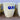 Suppenbecher / Suppentasse - ungemarkt (vermutlich Boch) - in einer gelben Pastellfarbe mit blauen Buchstaben OXO
