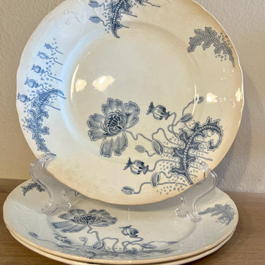 Ontbijtbord / Dessertbord - Societe Ceramique Maestricht - décor MORPHÉÉ uitgevoerd in grijs-blauw