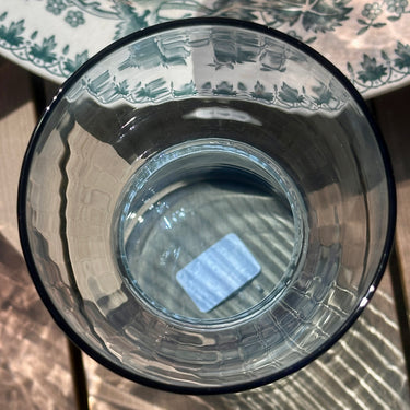 Hyacinth glass / Bulb glass - in azure blue colour