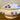 Gedeckte Schale / Terrine - Boch - MERCURE Dekor in blau mit Stern/Blatt