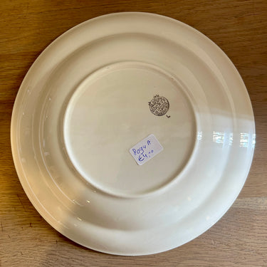 Tiefer Teller / Suppenteller / Pastateller - Boch - MERCURE Dekor in blau mit Stern/Blatt