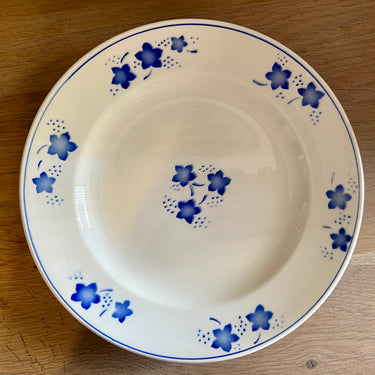 Essteller / Speiseteller - Boch - MERCURE Dekor in blau mit Stern/Blatt