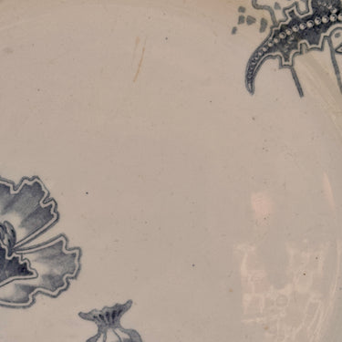 Dinerbord / Eetbord - Societe Ceramique Maestricht - décor MORPHÉE uitgevoerd in grijs-blauw