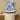 Inhalator 2-delig - emaille model in wit met blauwe belettering (Inhalateur aseptique PHENIX..)