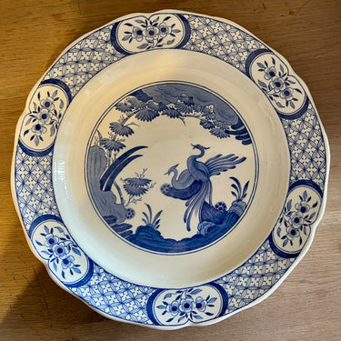 Scale / Underscale - round model - Furnivals Limited England - OLD CHELSEA decor in blue