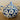 Sugar bowl - Société Céramique Maastricht - BLOSSOM decoration in blue / white