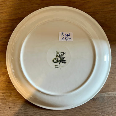 Frühstücksteller / Dessertteller - Boch - Dekor CORFOU (Entwurf Ernest D'Hossche / M. Picquery) - Form MENUET