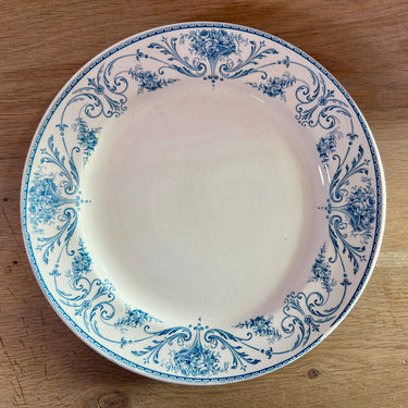 Speiseteller – Boch / BFK – Dekor LOUIS XVI in Blau/Grau